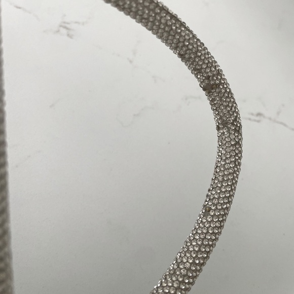 Small Silver Rhinestone Flap Bag - Picture 8 of 11